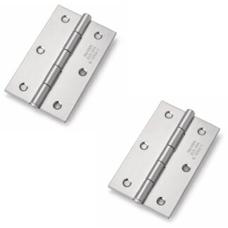 2 pezzi di cerniera avvitata di alta qualità, B-1059-1, dimensione: 89 mm, di TAKIGEN, capacità di carico: 13 kg (29 lbs). Immagine del prodotto