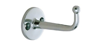 Gancio in acciaio inox di alta qualità con punta sferica, in acciaio inox, superficie: lucidato lucido, 65 mm (2-9/16"), FC-65. Ganci da parete per bagno, area esterna, piscina, armadio e molto altro, di Sugatsune / LAMP® (Giappone) - immagine 2