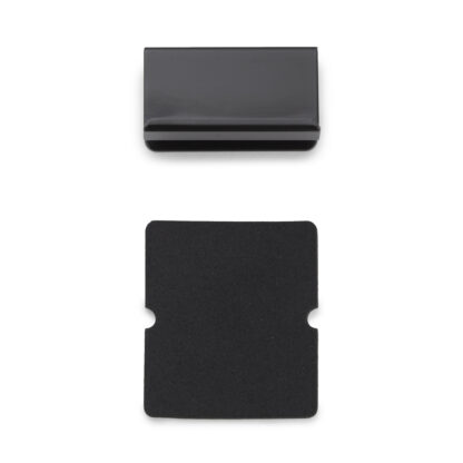 Contropiastra per vetro spessore 6 mm (15/64"), con funzione maniglia K-150B e K-130-P6, 40 mm (1-37/64") di Sugatsune, nera. Immagine del prodotto