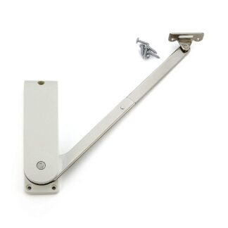 Portaaletta di alta qualità, superficie: bianca, versione: destra, HDS-30MR-WT. Supporto robusto per alette pieghevole, mobili da cucina e molto altro, di Sugatsune / LAMP® (Giappone)