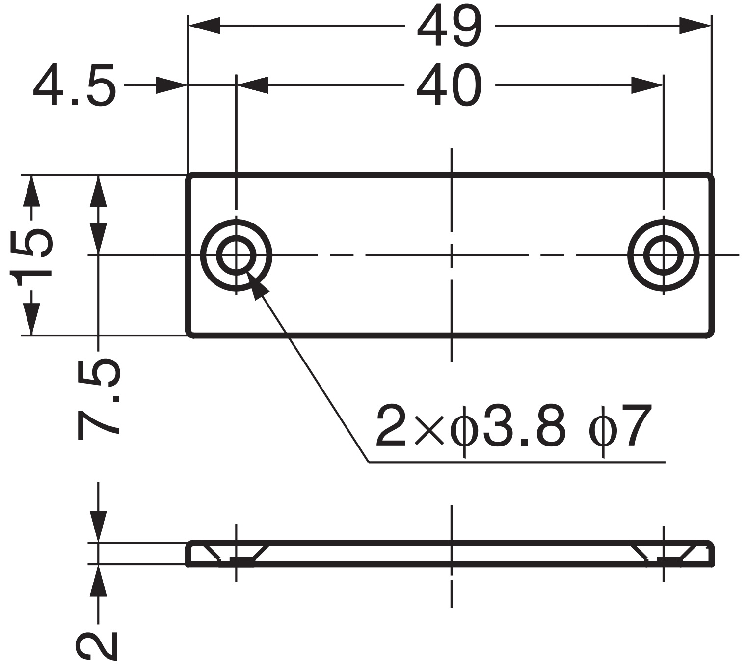 Contropiastra magnetica resistente alla corrosione da 4 pezzi rivestita in acciaio inossidabile SUS304 (V2A), MC-JM49. Controparte magnetica in acciaio inox per chiusure magnetiche, serratura magnetica, anta dell'armadio e molto altro, di Sugatsune / LAMP® (Giappone) - immagine 2