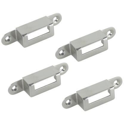 4 pezzi Pratica cassetta di sicurezza, in acciaio, superficie: nichelata, 63 mm (2-31/64"), 14.01.500-1.