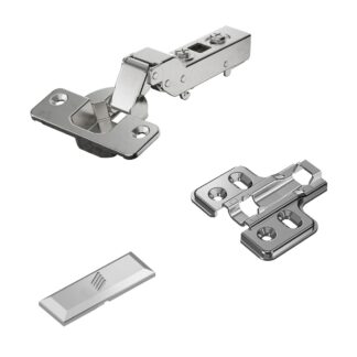 Cardina in acciaio inox del pentolo, supporto: semi-appoggiata, 9289592, di Hettich, progettazione: piastra di montaggio con distanza di 0 mm. Immagine del prodotto