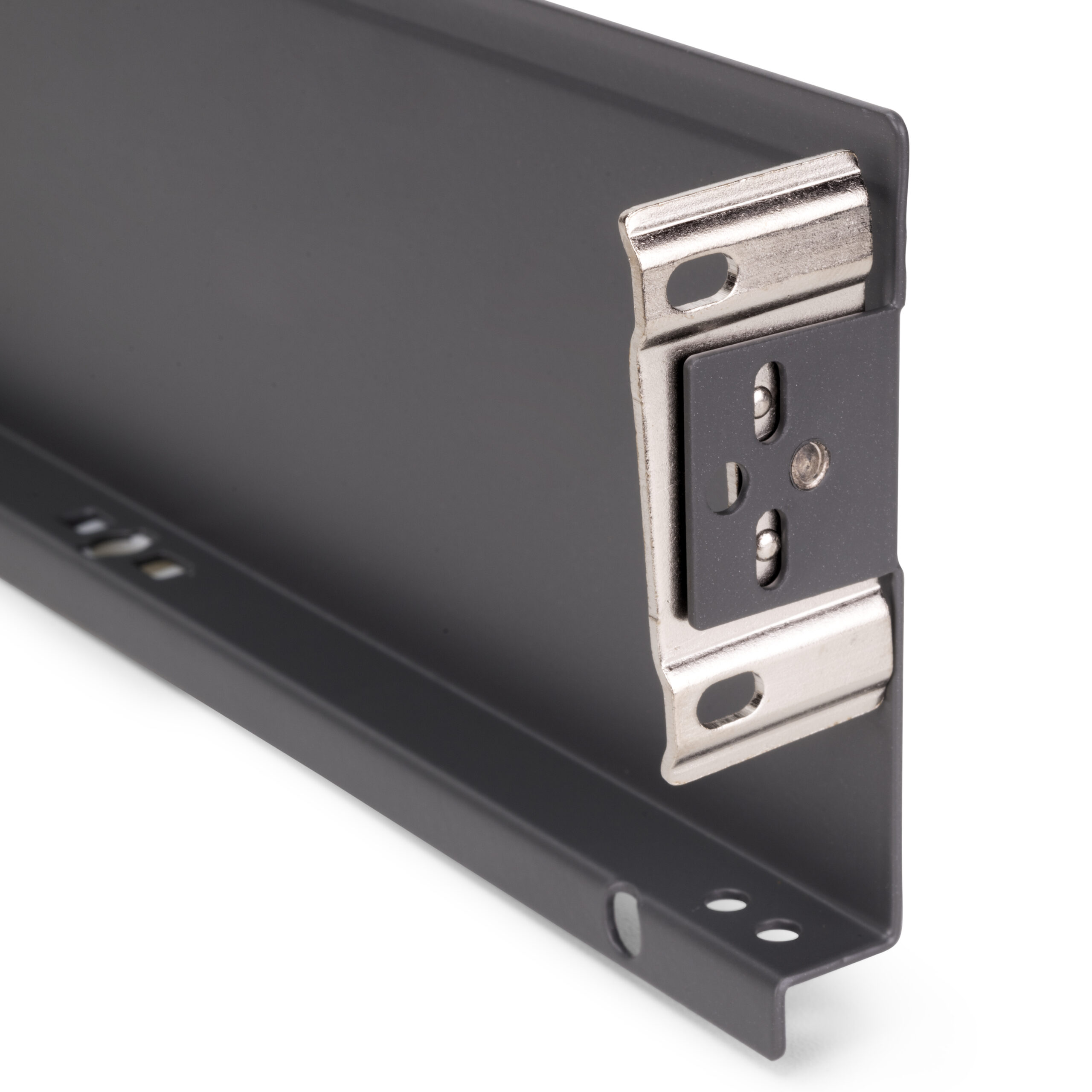 Set di cassetti, con telaio extra sottile, altezza telaio 88 mm (3-15/32"), superficie: grigio antracite, 300 mm (11-13/16"), versione: estrazione parziale con chiusura ammortizzata, set di cassetti 3275035. per mobili da cucina e molto altro, di EMUCA - immagine 2