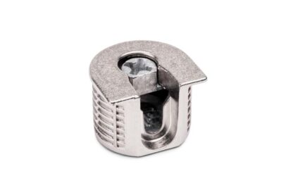20 pezzi di collegamento eccentrico stabile ⌀20 mm con flangia e rivestimento esterno ad artiglio per piastra di spessore 19 mm (3/4"), in zama, 8070907. Robusto connettore eccentrico per il collegamento di mobili e molto altro, di EMUCA - immagine 2