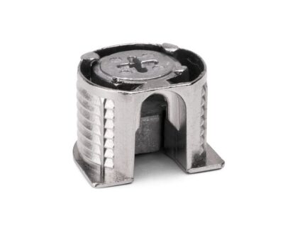 20 pezzi di collegamento eccentrico stabile ⌀20 mm con flangia e rivestimento esterno ad artiglio per piastra di spessore 19 mm (3/4"), in zama, 8070907. Robusto connettore eccentrico per il collegamento di mobili e molto altro, di EMUCA - immagine 3