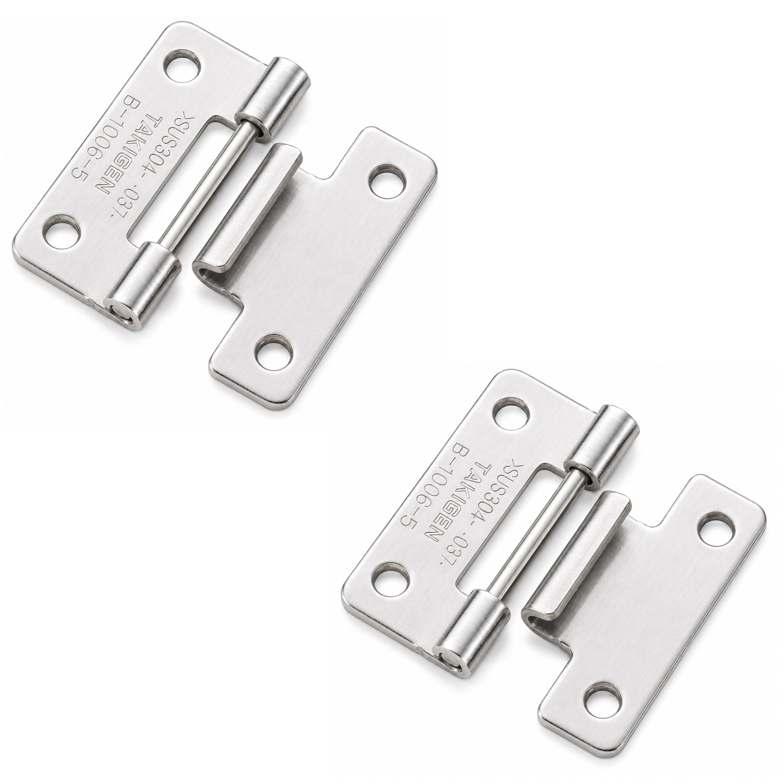 2 pezzi di cerniera a spina di alta qualità, B-1006-5, altezza: 30 mm, di TAKIGEN, capacità di carico: 2 kg (5 lbs). Immagine del prodotto