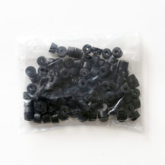 Piede regolabile, gomma, pacchetto da 100 K-16-P100, di Sugatsune / LAMP (Giappone)