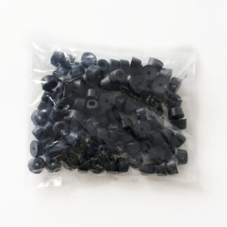 Piede regolabile, gomma, pacco da 100 K-18-P100, di Sugatsune / LAMP (Giappone)