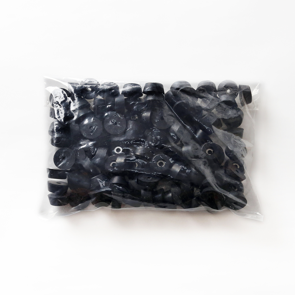Piede regolabile, gomma, pacchetto da 100 K-24-P100, di Sugatsune / LAMP (Giappone)