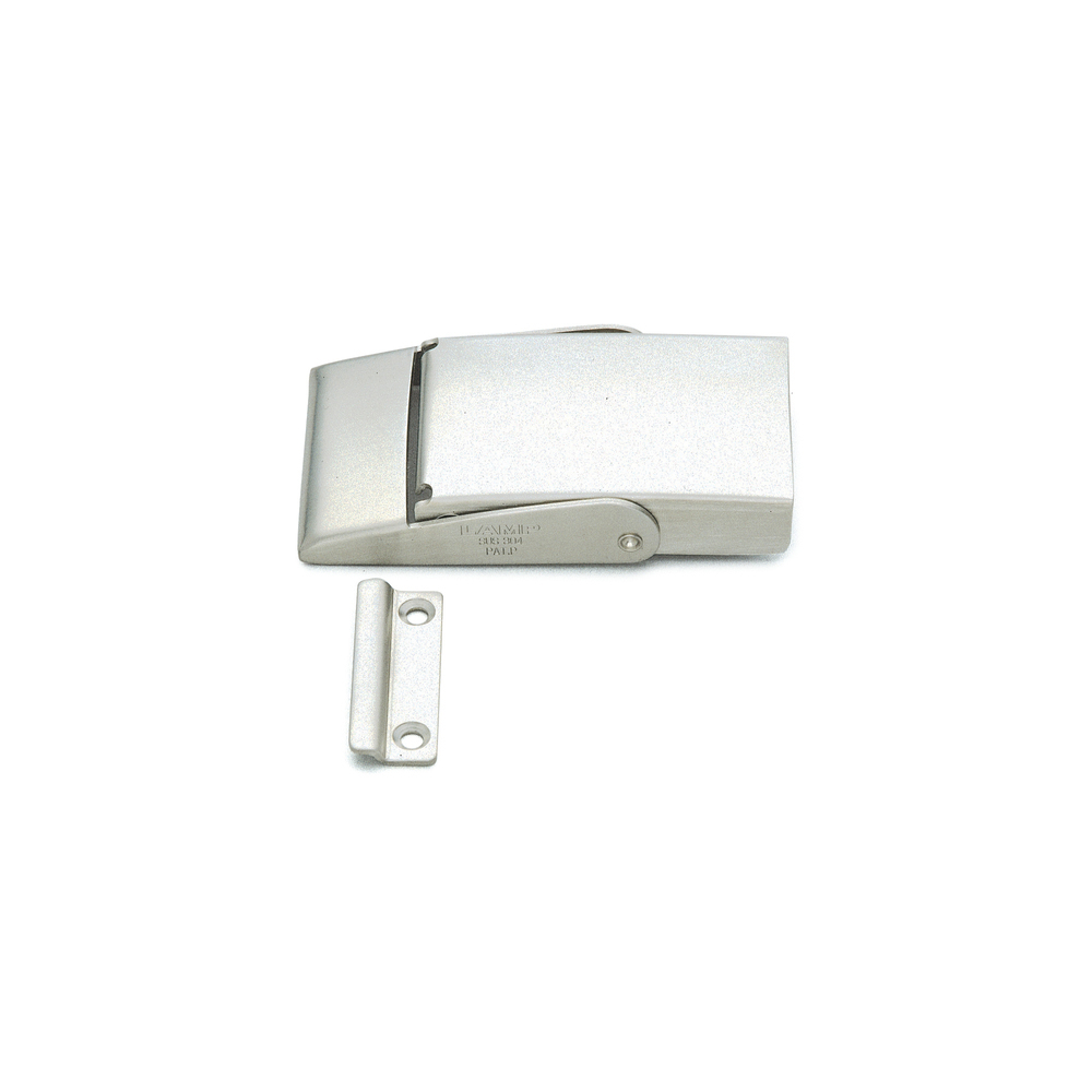 Chiavistello a levetta in acciaio inox SUS304 (V2A), con pulsante di rilascio STF100, lunghezza: 100 mm, di Sugatsune / LAMP (Giappone)
