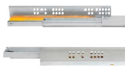 Guida sottopavimento, capacità di carico: 30 kg (67 lbs), 250 mm (9-27/32"), versione: estrazione totale con chiusura ammortizzata, 3124005. Cassetto sottopavimento di alta qualità per cassetto in legno, cassetto in legno, ripiano in legno e molto altro, di EMUCA - immagine 4