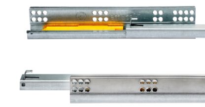 Guide sottopavimento, capacità di carico: 25 kg (56 lbs), 400 mm (15-3/4"), Design: Estrazione parziale con apertura a pressione, 3123305. Cassetti sottopavimento di alta qualità per cassetti in legno, ripiani in legno e molto altro, di EMUCA - immagine 5