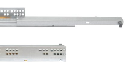 Guide sottopavimento, capacità di carico: 30 kg (67 lbs), 350 mm (13-25/32"), versione: estrazione totale con chiusura ammortizzata, 3124205. Cassetti sottopavimento di alta qualità per cassetti in legno, cassetti in legno, ripiani in legno e molto altro, di EMUCA - immagine 5